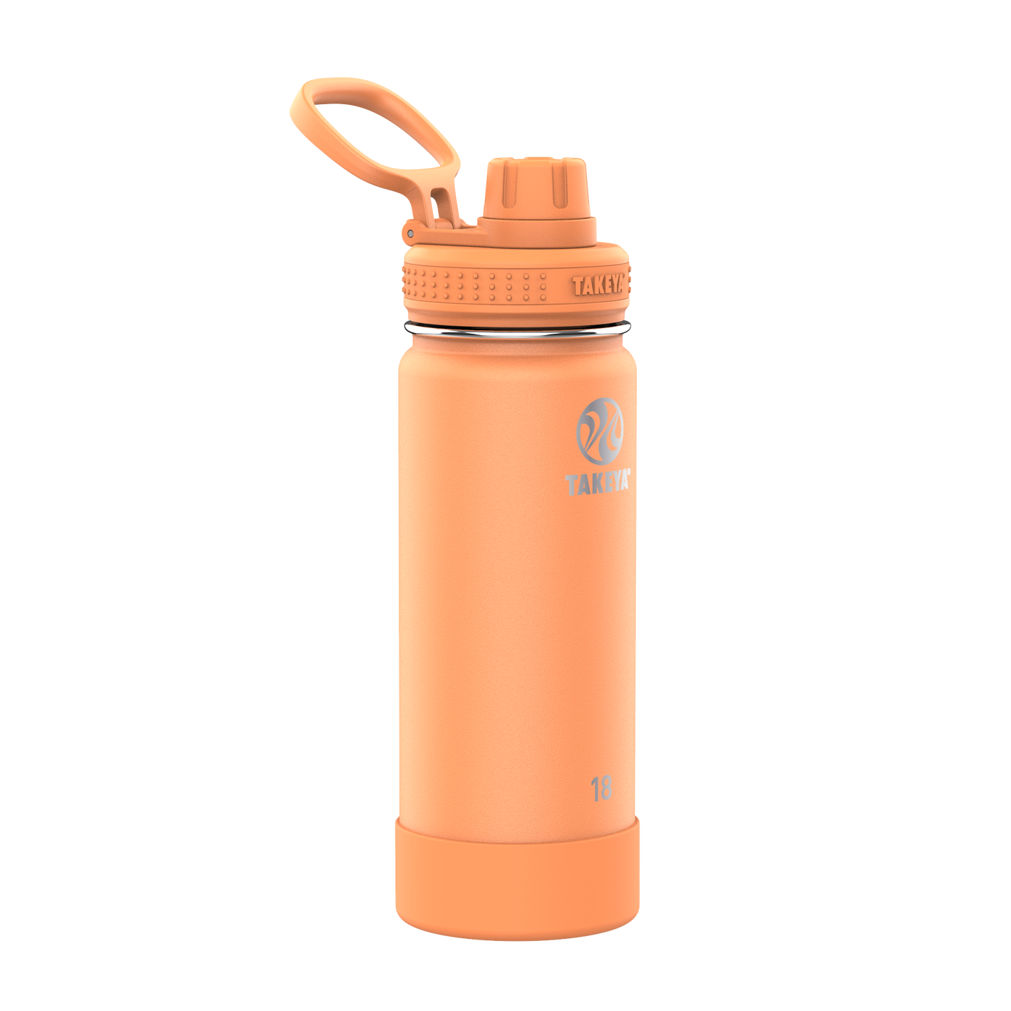 actives-water-bottle-with-spout-lid-t6 51074-Actives-Spout-18-TartOrange-angle.png
