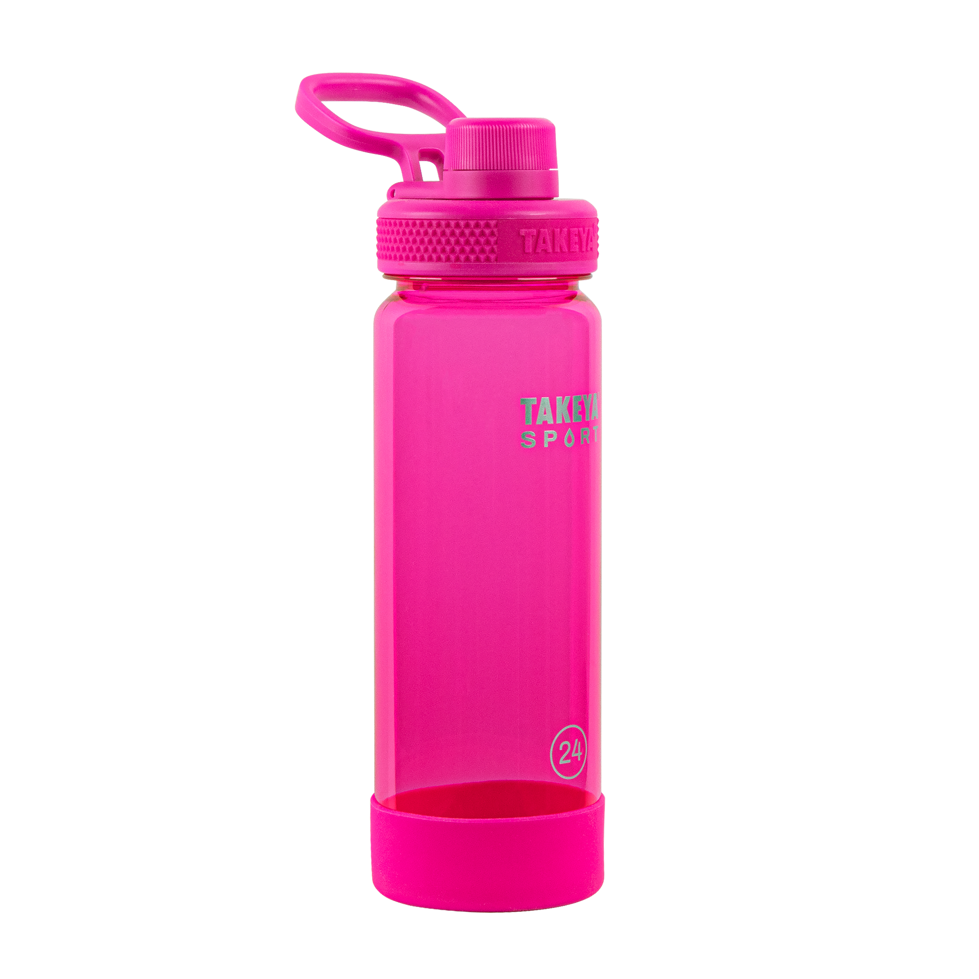 tritan-sport-water-bottle-with-spout-lid-a7 51671-TKS-Tritan-Spout-24-PinkSweep-frontangle.png