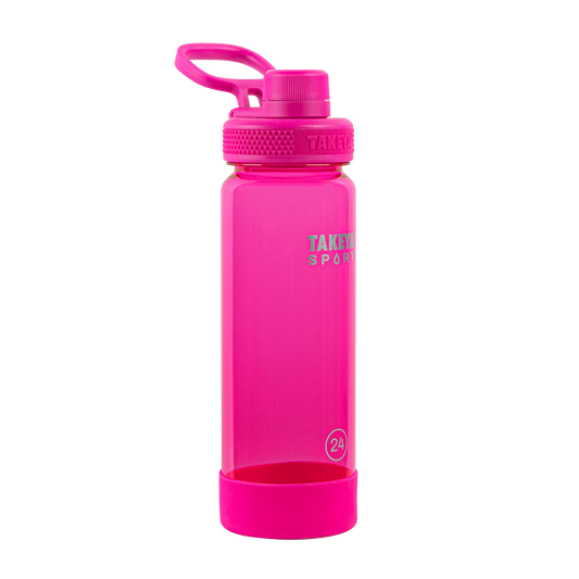 tritan-sport-water-bottle-with-spout-lid-a7 51671-TKS-Tritan-Spout-24-PinkSweep-frontangle.png