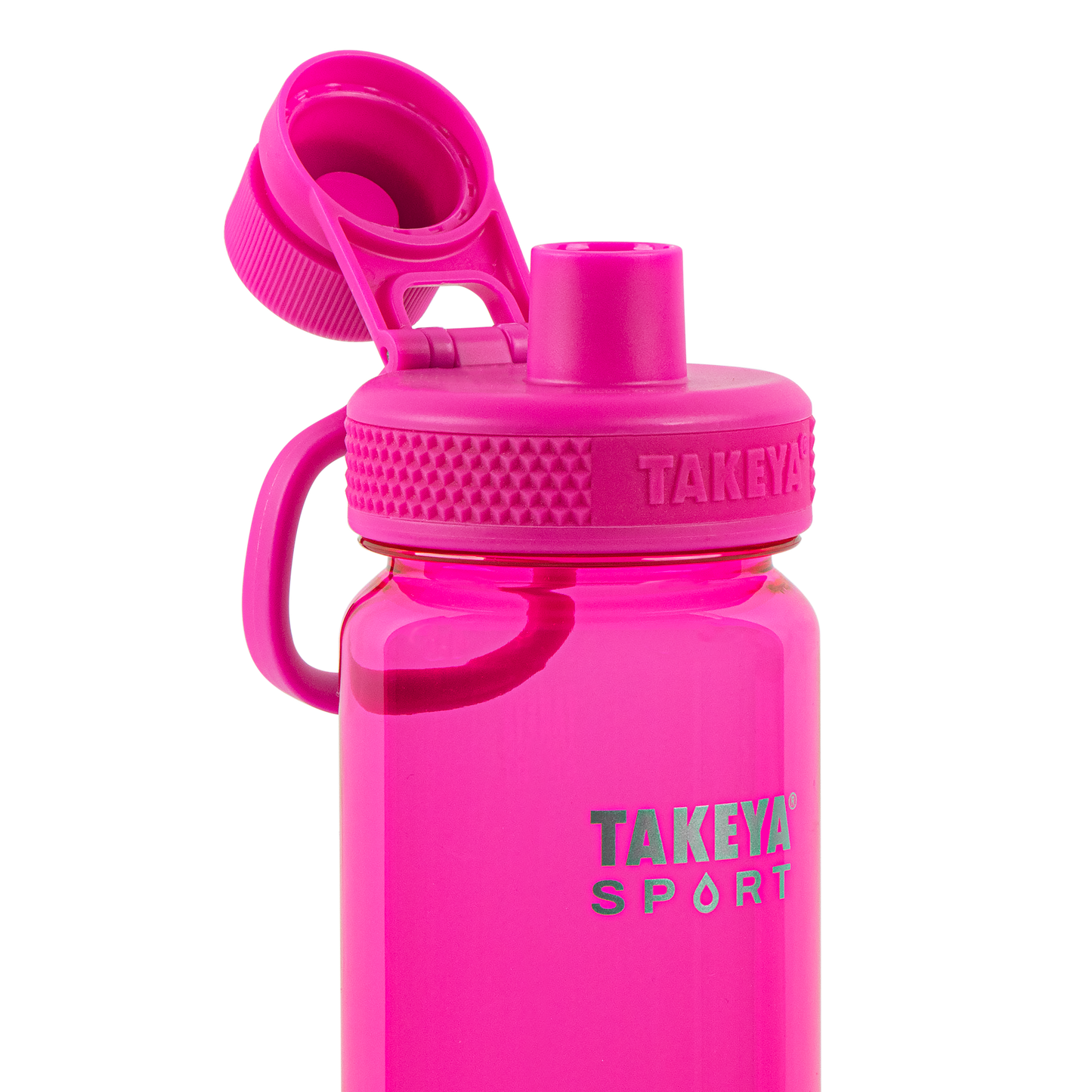 tritan-sport-water-bottle-with-spout-lid-a7 51671-TKS-Tritan-Spout-24-PinkSweep-openlid.png