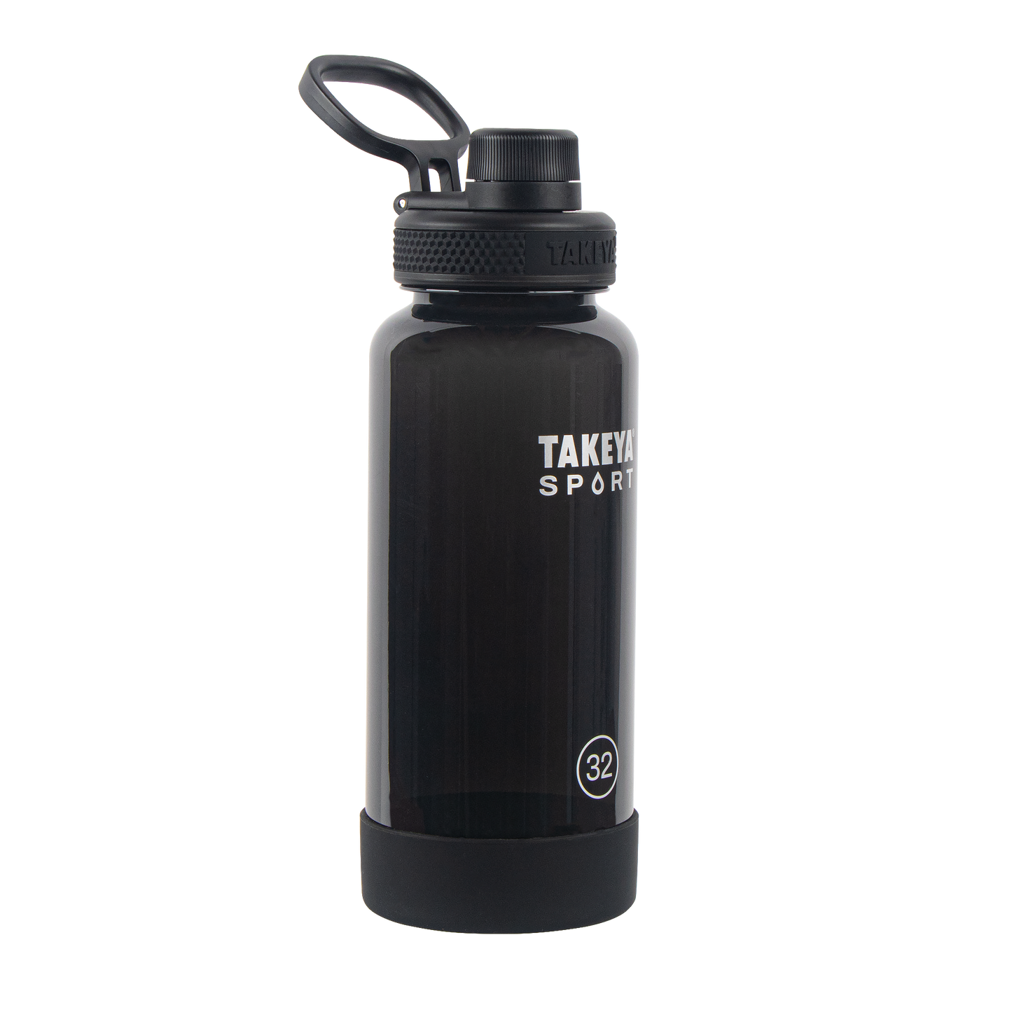tritan-sport-water-bottle-with-spout-lid-a7 51829-TKS-Tritan-Spout-32-GrandSlamBlack-frontangle.png