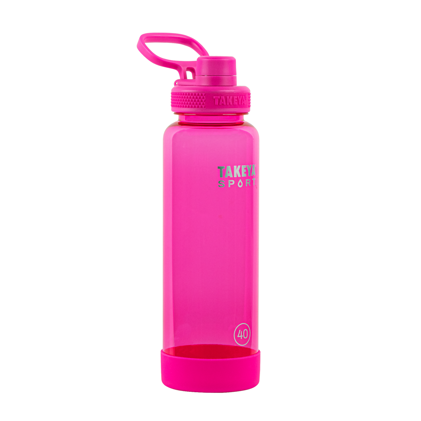 tritan-sport-water-bottle-with-spout-lid-a7 52030-TKS-Tritan-Spout-40-PinkSweep-frontangle.png