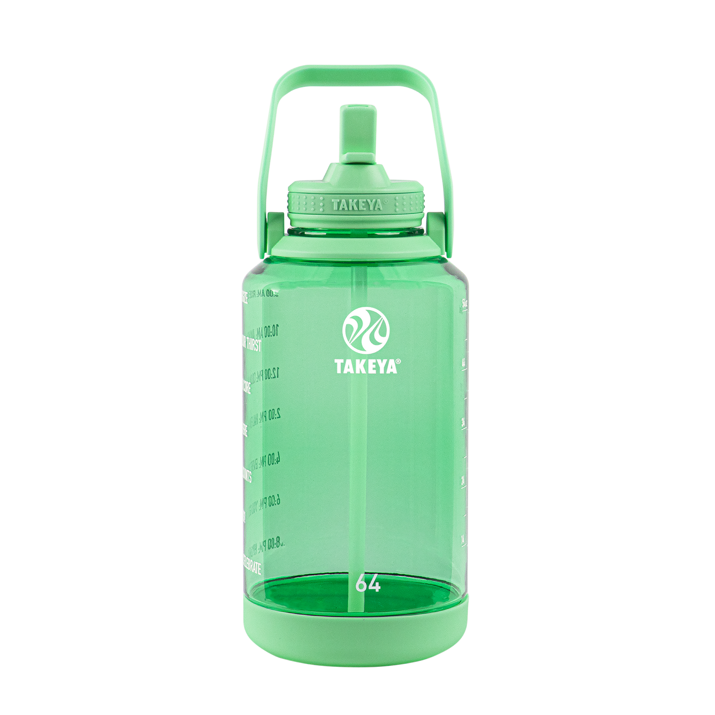 tritan-motivational-water-bottle-with-straw-lid-x5 54101-Tritan-Straw-Motivational-64-PistactioGreen-front.png
