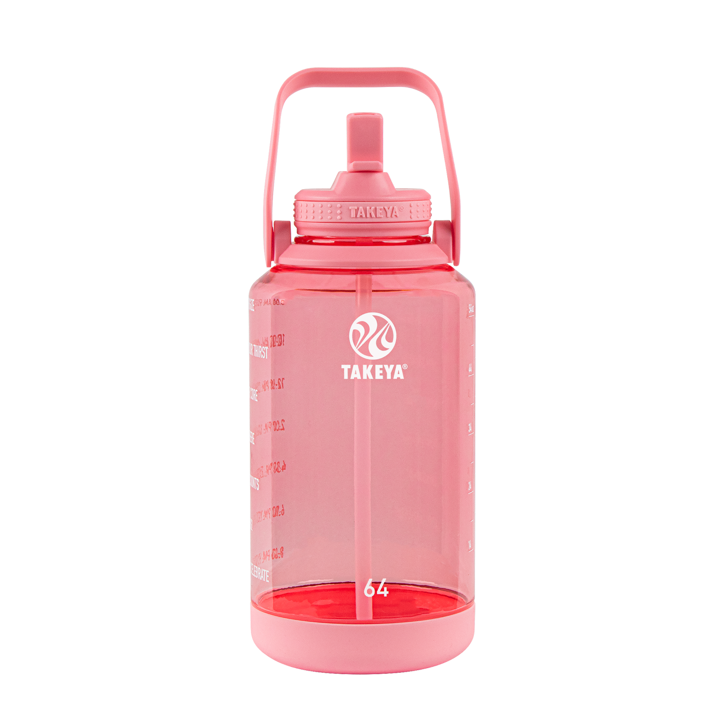 tritan-motivational-water-bottle-with-straw-lid-x5 54143-Tritan-Straw-Motivational-64-FlutterPink-front.png