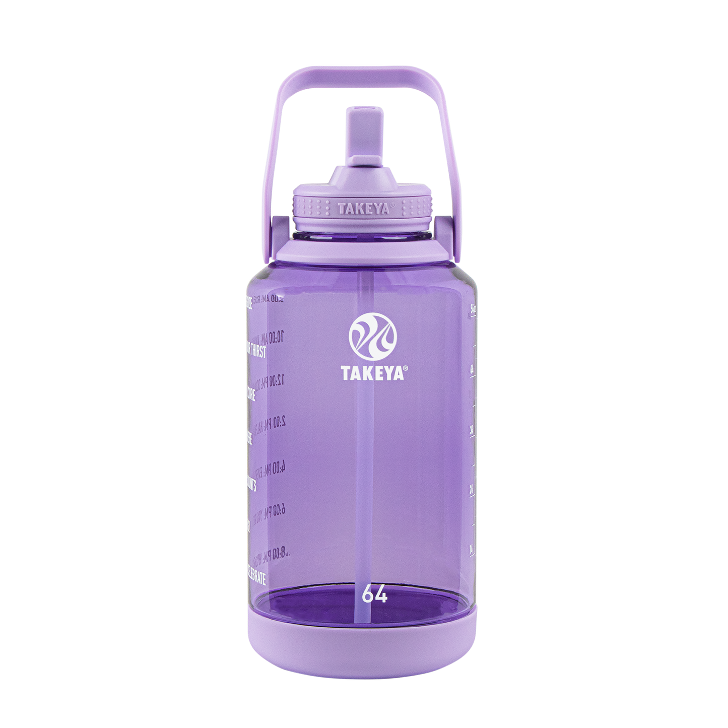 tritan-motivational-water-bottle-with-straw-lid-x5 54144-Tritan-Straw-Motivational-64-VivacityPurple-front.png