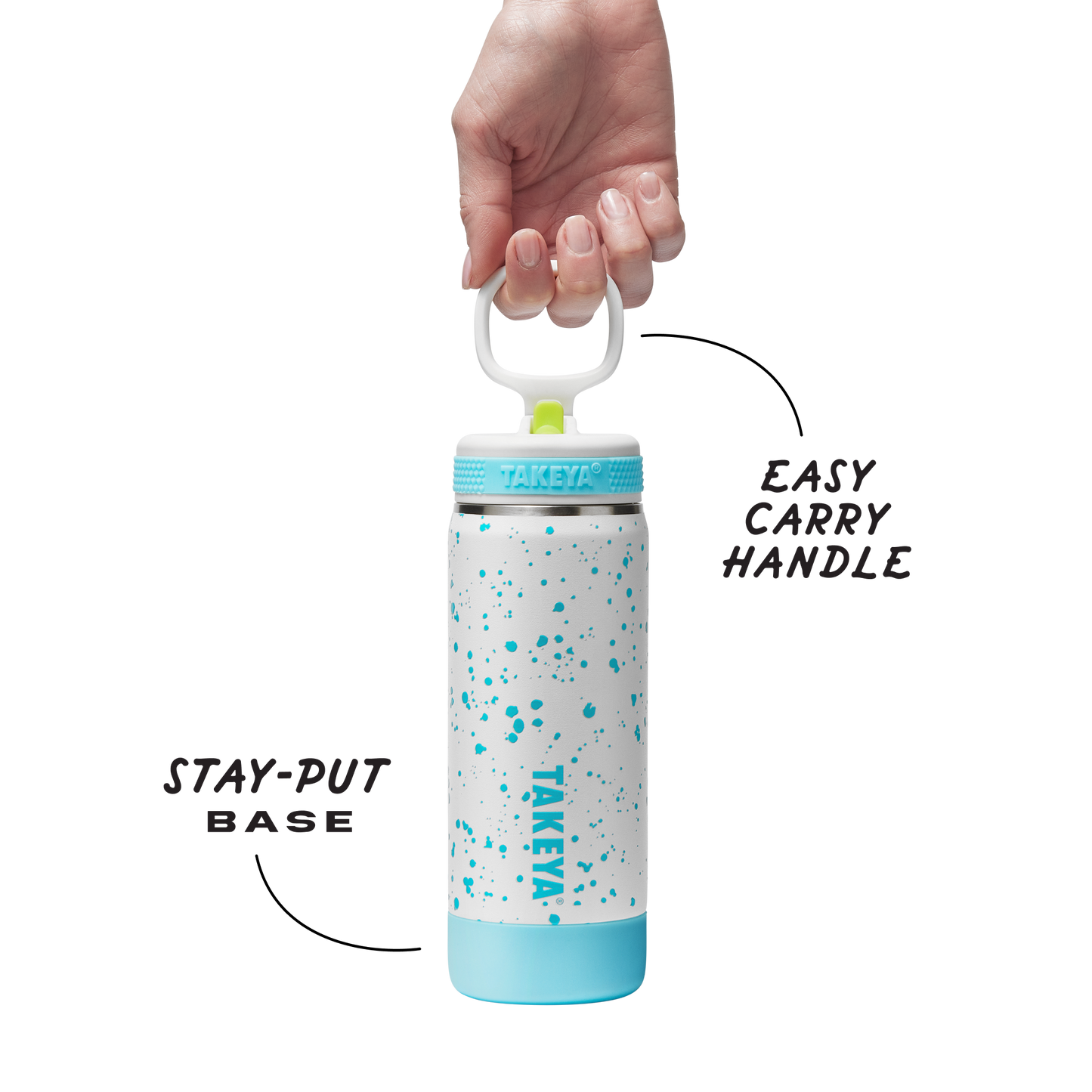 glow-in-the-dark-sport-kids-water-bottle-confetti-with-straw-lid-z3 TKS_SP25_CoreKidsGIDConfetti_StwBtl_CloudGlow_18oz_51368_v3_sRGB-Callout.png